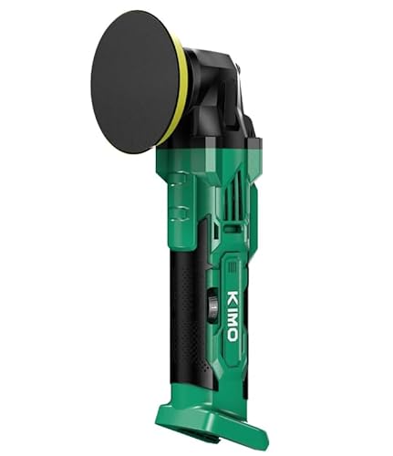 KIMO 20V Cordless Buffer Polisher, Car Polisher w/ 6 Variable Speed Up to 3634RPM, Cordless Polisher for Car Detailing/Waxing/Polishing/Scratch Removing