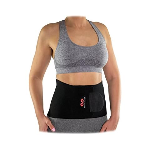 McDavid Waist Trimmer Belt, Waist Trainer for Women, Promotes Sweat & Weight Loss in Mid-Section, Sold as Single Unit, Black Cover