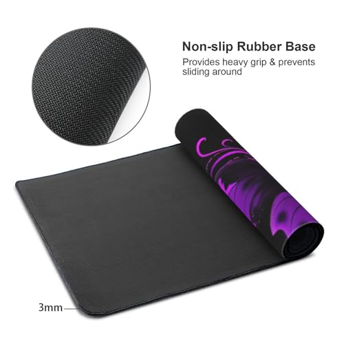 Tapis de souris XXL papillon | Grand format 90x40 cm étendu et antidérapant