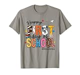 Happy First Day of School PE Teacher Life Back to School T-Shirt