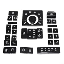 Car Switch Button Cover Center Console for Land Rover Terrain Mode for Range Rover 2013-2017 Sport 2014-2017 Car Terrain Mode Switch Center Console Button Cover Black