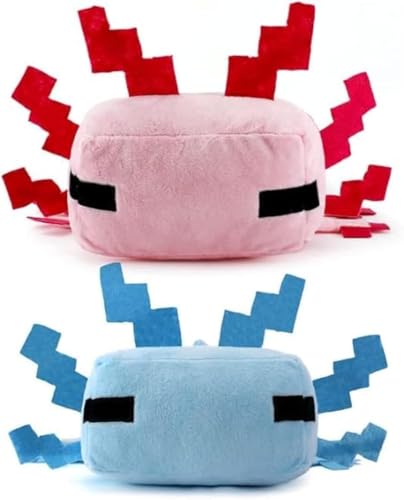 HQRYSH Plush Toys, Plush Toy Soft Pillows, Suitable for Video Game Enthusiasts, Children's Birthday Parties, Christmas Preferred Gifts (Pink/Blue)