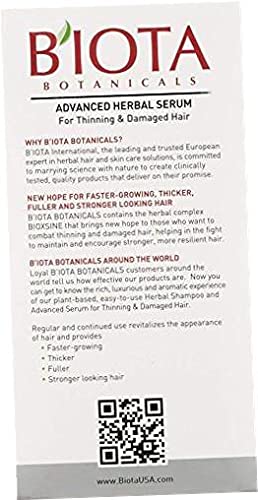 BOTANICALS ADVANCED HERBAL CARE LEAVE-IN SERUM,12 count,0.34 oz.4 pack