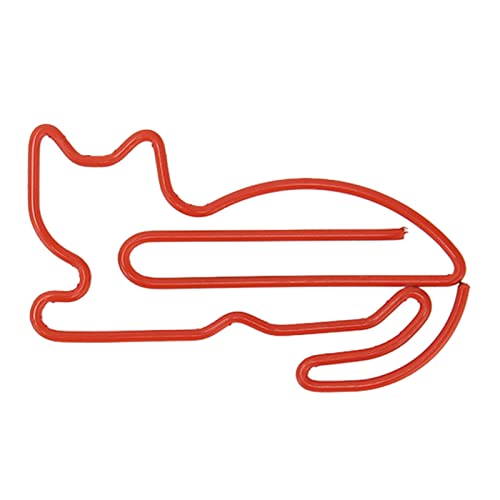 Clipes de Papel Metálicos, Processo de Revestimento de Clipe de Papel Bonito Em Casa (Vermelho)