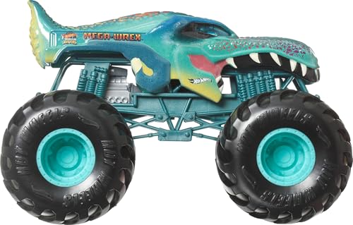 Hot Wheels Monster Trucks Oversized Mega-Wrex in 1:24 Scale - image 4