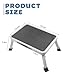 UNLRAE RV Step Stool,Car Accessories Adjustable Folding Step Stools with Non-Slip Platform,Camper Steps,Capacity Folding Portable Steps Ladder,Supports up to 500 lb,Fits Most RV,Trailers,Trucks,SUV