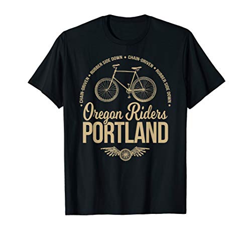 Portland Oregon Bicycle Cycling T-Shirt