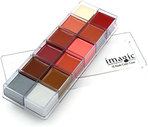 Face Body Paint IMAGIC Brand 12 Flash Colors case Halloween Party Fancy Dress Tattoo Oil Painting Art Beauty (1) …