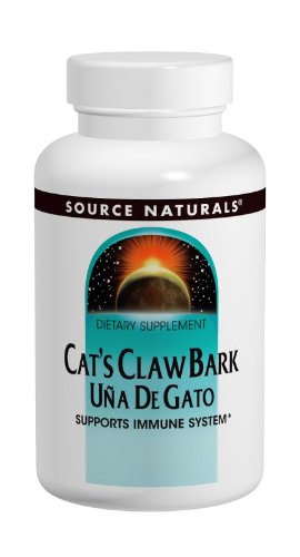 Source Naturals Cat's Claw Bark 500mg, Supports Immune System,60 Tablets (Pack of 2)