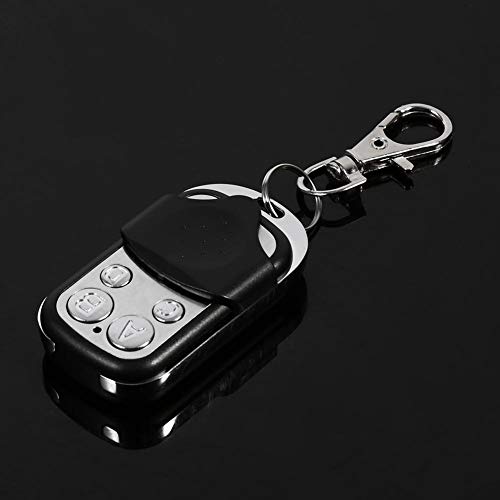 Gorgeri Universal Plastic Cloning Wireless Alarm Remote Control Key Fob for Car Garage Door Gate 433mhz(Black & Silver) - Image 3