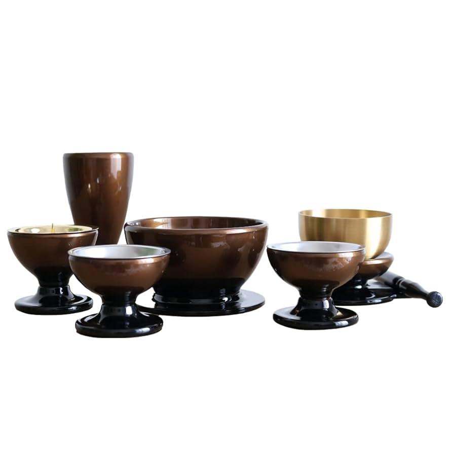 仏具セット　6 (仏具、仏壇) 楽天市場】仏具 6具足 仏具セット 真鍮 艶消し おしゃれ 北欧