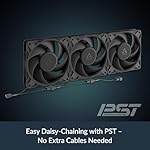 ARCTIC P12 Pro PST - 5 Pack - Powerful Premium Fan, 120 mm PWM Fan with Y-Cable Splitter, 600-3000 RPM, 0 RPM <5% PWM, Fluid Dynamic Bearing, 4-Pin - Black - Image 5