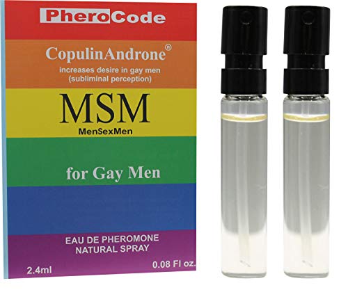 PheroCode MSM Parfum für schwule Männer mit Pheromonen 2.4ml & 2.4ml Cover