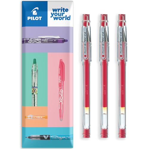 Bolígrafo Roller Gel Pilot G-Tec C4 0.4mm Azul x3 miniatura 1