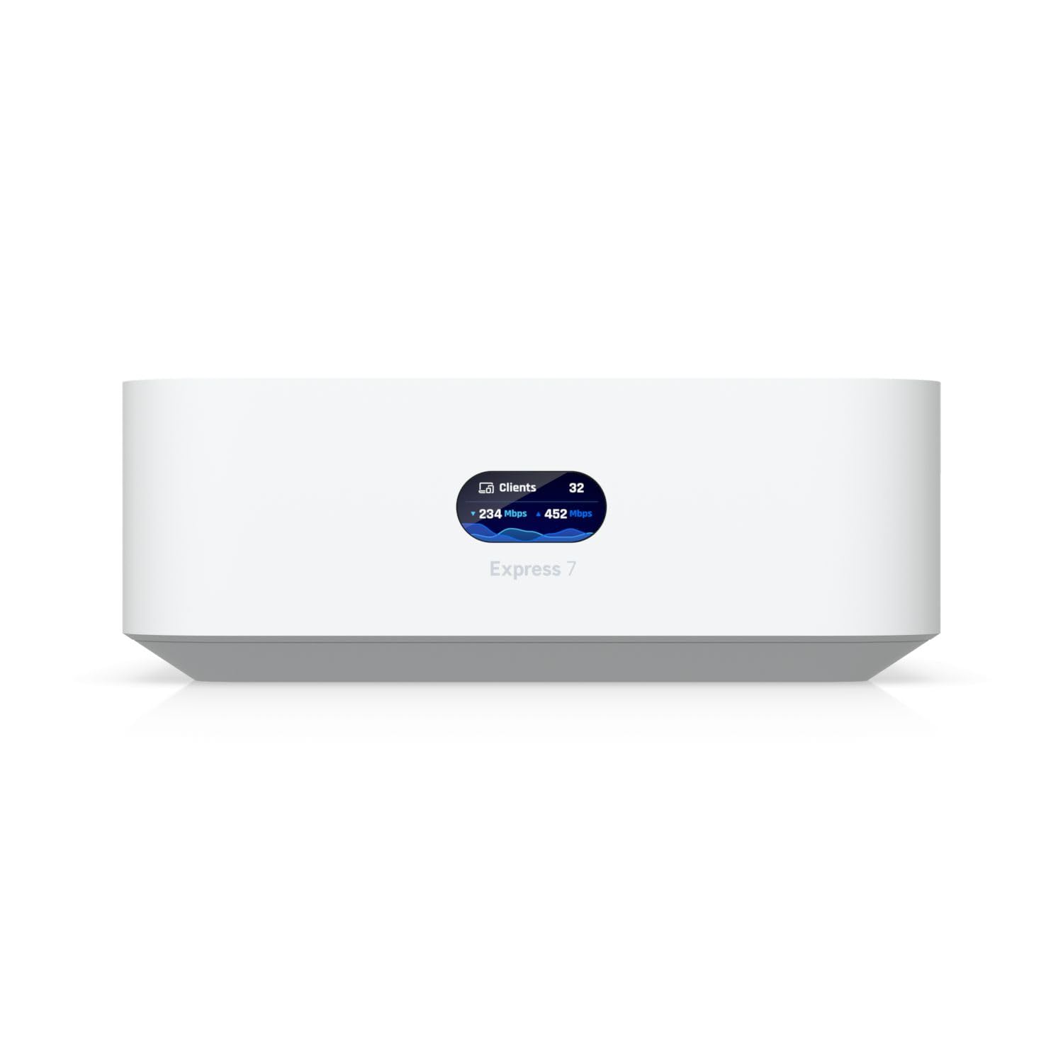 Ubiquiti UniFi Express 7 - Gateway - Wi-Fi 7, 10GbE, 2.5GbE - Wi-Fi 7 - 2.4 GHz, 5 GHz, 6 GHz - scrivania - per P/N: ETH-SP-G2, UACC-FM-16cm