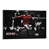 Denis Law デニス・ロー・サッカー選手ポスター 部屋飾り キャンバスウォールアート 印刷 ポスター 版画 壁飾り 壁の絵 壁掛け ホームアートワーク08x12inch(20x30cm)