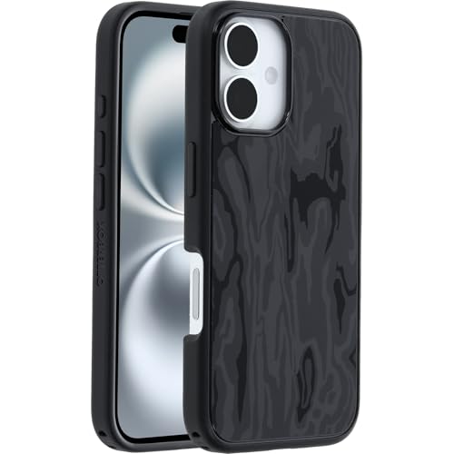 Image of OtterBox iPhone 16 Symmetry Series Case - Spruce Bark - Ultra-Thin, Sleek iPhone Case, Protective iPhone Case with Smooth Woodgrain Design