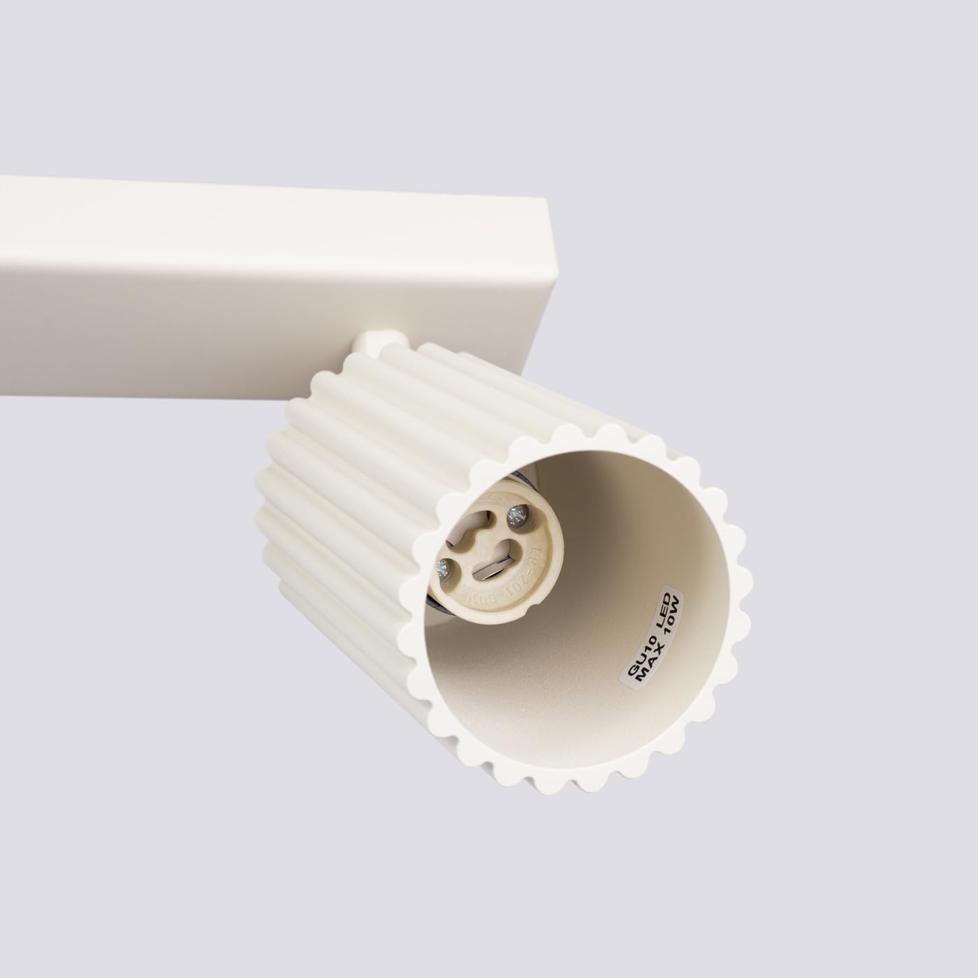 Sollux Lighting Plafoniera Da Soffitto Lampadario In Alluminio 2 Paralumi 30 x 6,5 x 16,5 cm Karbon Beige