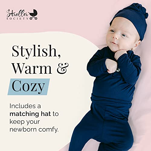 Image of Stroller Society Baby Outfit Set, Soft Baby Clothes, Neutral Newborn Clothes