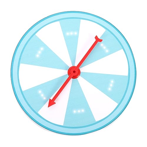 Gogogmee Hanging Prize Wheel 20cm DIY Wheel of Fortune for Parties Decorative Empty Prize Wheel Classroom Game Carnival Trade Show Holiday Supply