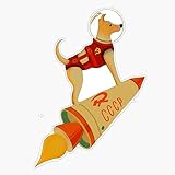 Laika The Cccp Soviet Russia Super Space Rocket Dog Sticker Bumper Sticker Vinyl Decal 5'
