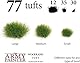 The Army BF4224 Painter Woodland Tuft | 3 verschiedene Größen | für ein realistisches Ergebnis | Landschaftsmodellierung