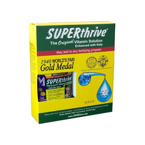 Image of SUPERthrive Vitamin Solution, Organic Fertilizer Set, 4 fl oz + 2.2 lbs