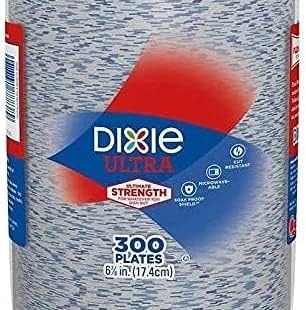 Dixie Ultra Paper Plate, 6-7/8 Inch, 300 Count
