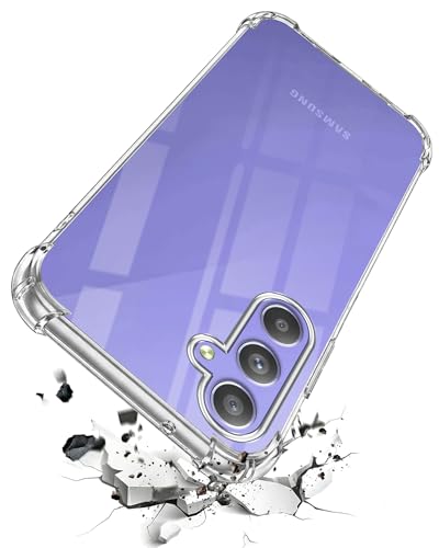 Image of Jkobi Shockproof Crystal-Clear Back Cover for Samsung Galaxy A54 5G (Anti Yellow Case | Drop & Camera Protection | Hard Polycarbonate)