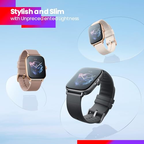 Amazfit GTS 3 A2035 smartwatch 42mm, para Android iPhone, Alexa embutido, GPS, 12 dias de vida, 150