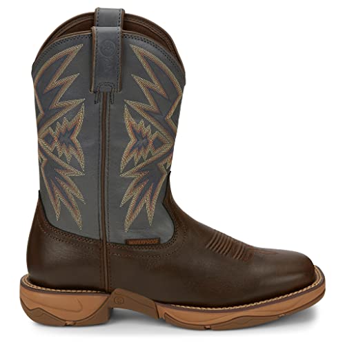 Tony Lama Men's Bartlett 11 Pull on Soft Toe Square Toe Work Boot2