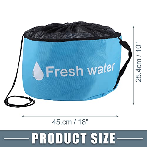 Image of RV Sewer Hose Storage Bag Waterproof RV Hose Storage Organizer Bag RV Accessories Bag Camper for Utility Bag Blue
