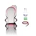 Next Generation Rechargeable Fan with LED Lights ECO Friendly Mini USB Fan / Stroller Fan / Infant Seat Fan / Desk Fan / Necklace Fan / Hands Free Personal Air Cooling System (color may vary)