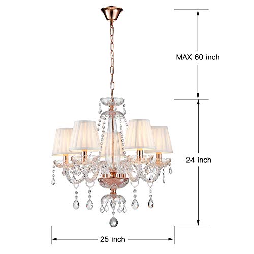 Saint Mossi Lampadario a Sospensione 5 Luci in