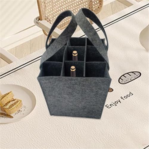 Bolsa de vino de fieltro antichoque para evitar roturas de botellas 4