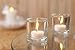 Hosley Set of 6 Clear Chunky Thick Glass Votive/Tealight (Wax or LED) Candle Holders- 2.4