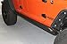 FISHBONE Jeep JK Rock Slider 07-17 Wrangler JK 4 Door Rubicon Steel Black Textured Powdercoat
