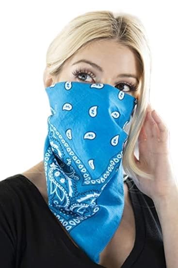 Bandanas 100% Cotton Paisley Print Head Wrap Scarf Wristband-image-43