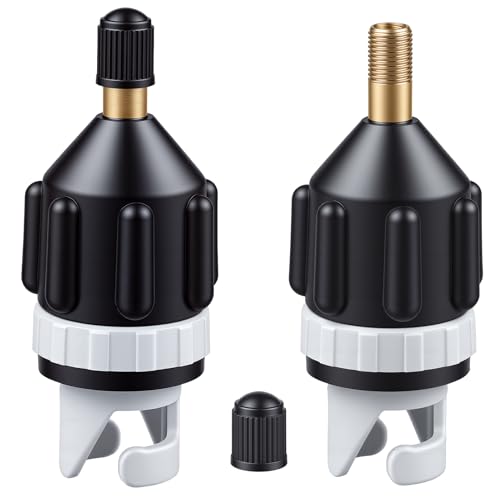 Yutzhre 2 PCS Inflatable Boat SUP Pump Adapter Premium Conventional Air Adapter Sturdy SUP Air Adapter for Inflatable Boat Kayak and Stand Up Paddle Board