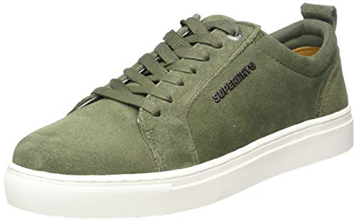 Superdry Truman Premium Lace Up, Zapatillas Hombre, Verde (Khaki 03o), 41 EU
