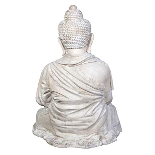 Design-Toscano-Meditative-Asian-Decor-Grand-Temple-IndoorOutdoor-Garden-Statue-Giant-48-inches-tall-Fiberglass-Cast-Stone-Resin-Limestone-Finish Design Toscano Meditative Asian Decor Grand Temple IndoorOutdoor Garden Statue Giant 48 inches tall Fiberglass Cast Stone Resin Limestone Finish