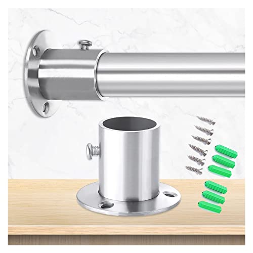 Tringle à rideaux réglable et robuste en acier pour dressing