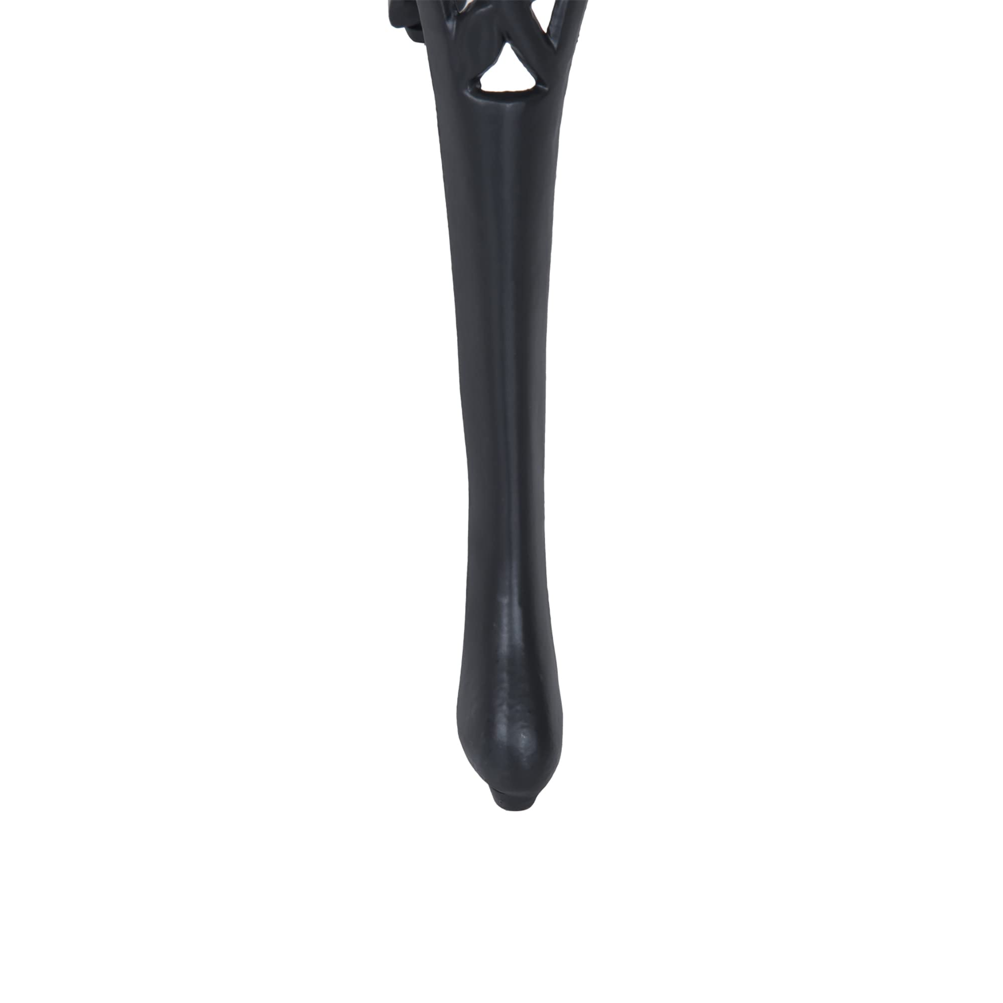 Outsunny Set Bistrò 3 Pezzi con 2 Sedie da Giardino e Tavolino Rotondo, Set Tavolo e Sedie da Giardino in Alluminio, per Patio, Cortile, Esterno, Nero