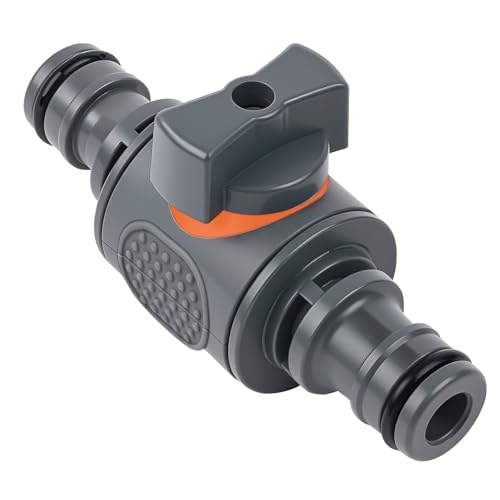 Flintronic Manguito Para Unir 2 Mangueras,1/2‘’ Acoplador de Cierre de Manguera de Jardín，Conector Universal Doble Para Manguera de Riego, Rápida y Fácil Para Mangueras de Agua de Jardín