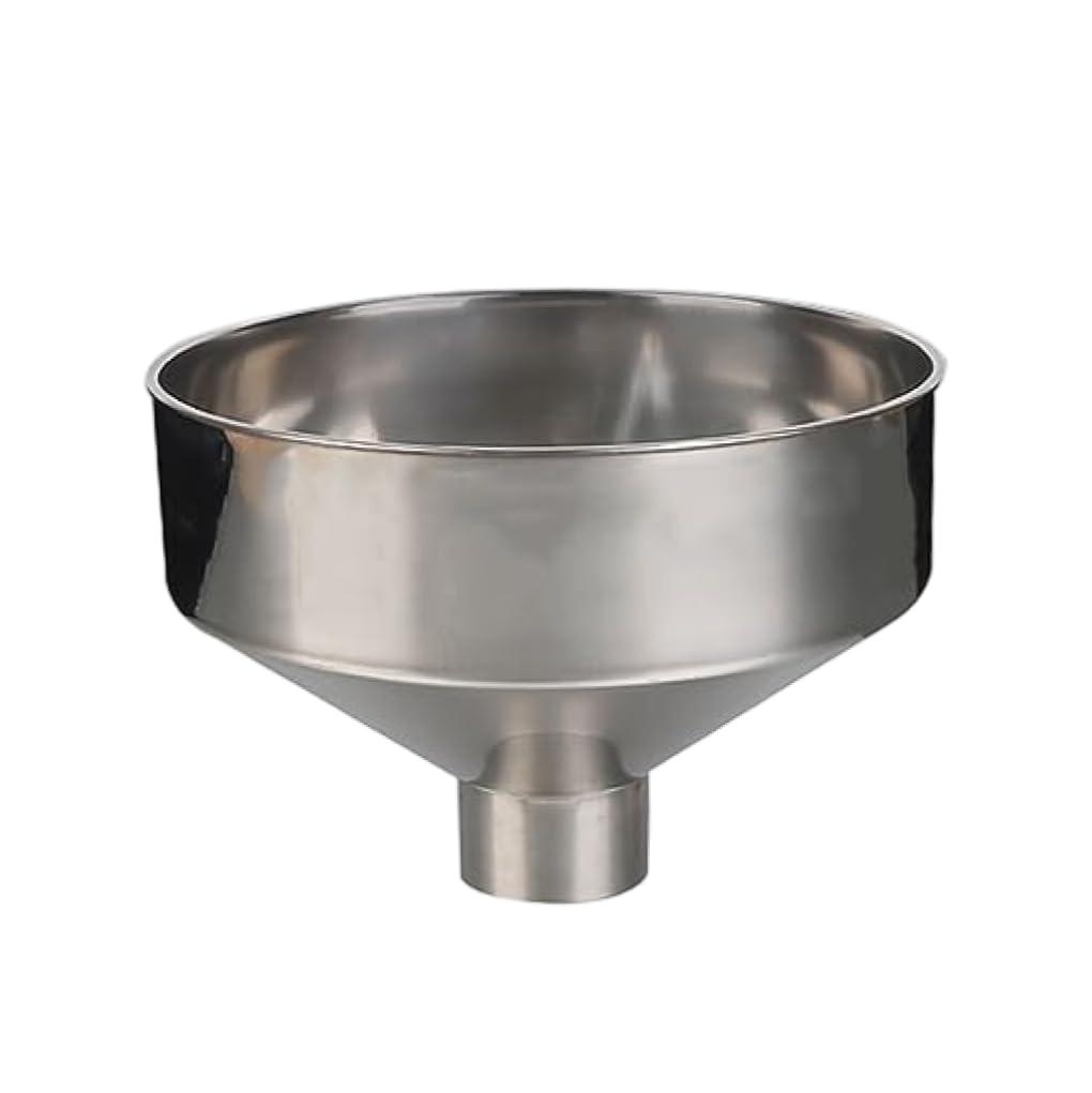 Xdyyjrasa Stainless Steel Funnel - Large Wide Mouth Funnel for Kitchen, Food-Grade for Liquids and Dry Food