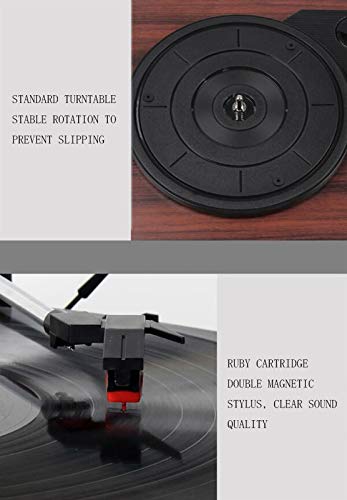 Turntable Salut-FI avec Haut-parleurs d’étagère, Vinyle phonographes avec Cartouche magnétique Compatible avec disques vinyles de Toutes Tailles, y Compris 33 □, 45 ou 78 Tours - Les Beatles, Paul McCartney, John Lennon, RIngo Starr, George Harrison Turntable Salut-FI avec Haut-parleurs d'étagère, Vinyle phonographes avec Cartouche magnétique Compatible avec disques vinyles de Toutes Tailles, y Compris 33 □, 45 ou 78 Tours – Image 6