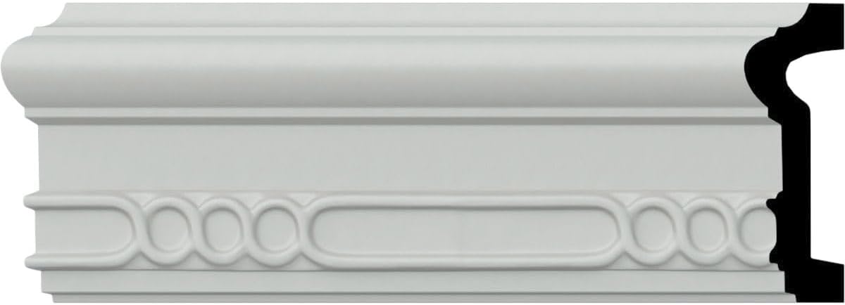 Ekena Millwork CAS03X01DR Dover Window & Door Casing, 3 1/2"H x 1 3/8"P x 94 1/2"L, (5 7/8" Repeat), Primed