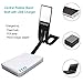Clip On Book Light Reading Light USB Rechargeable Reading Lamp Eye Care Double As Bookmark Flexible with 4 Level Dimmable for Book eBook Reading in Bed, Kindle, iPad(Black)
