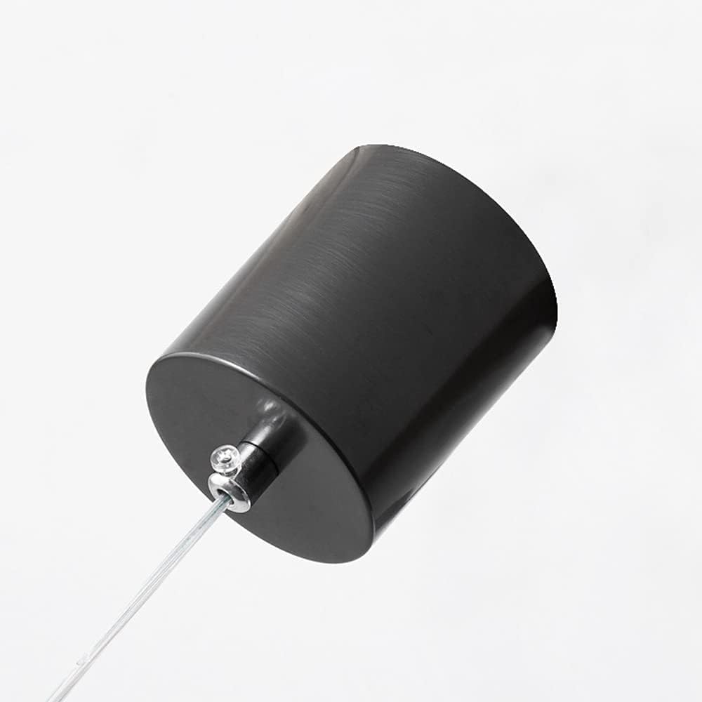 Luksusowy całkowicie miedziany liniowy żyrandol minimalistyczna lampa stołowa LED ściemniana taśma wisząca lampa bar licznik studio dekoracja wisząca oprawa oświetleniowa, czarna 80 cm