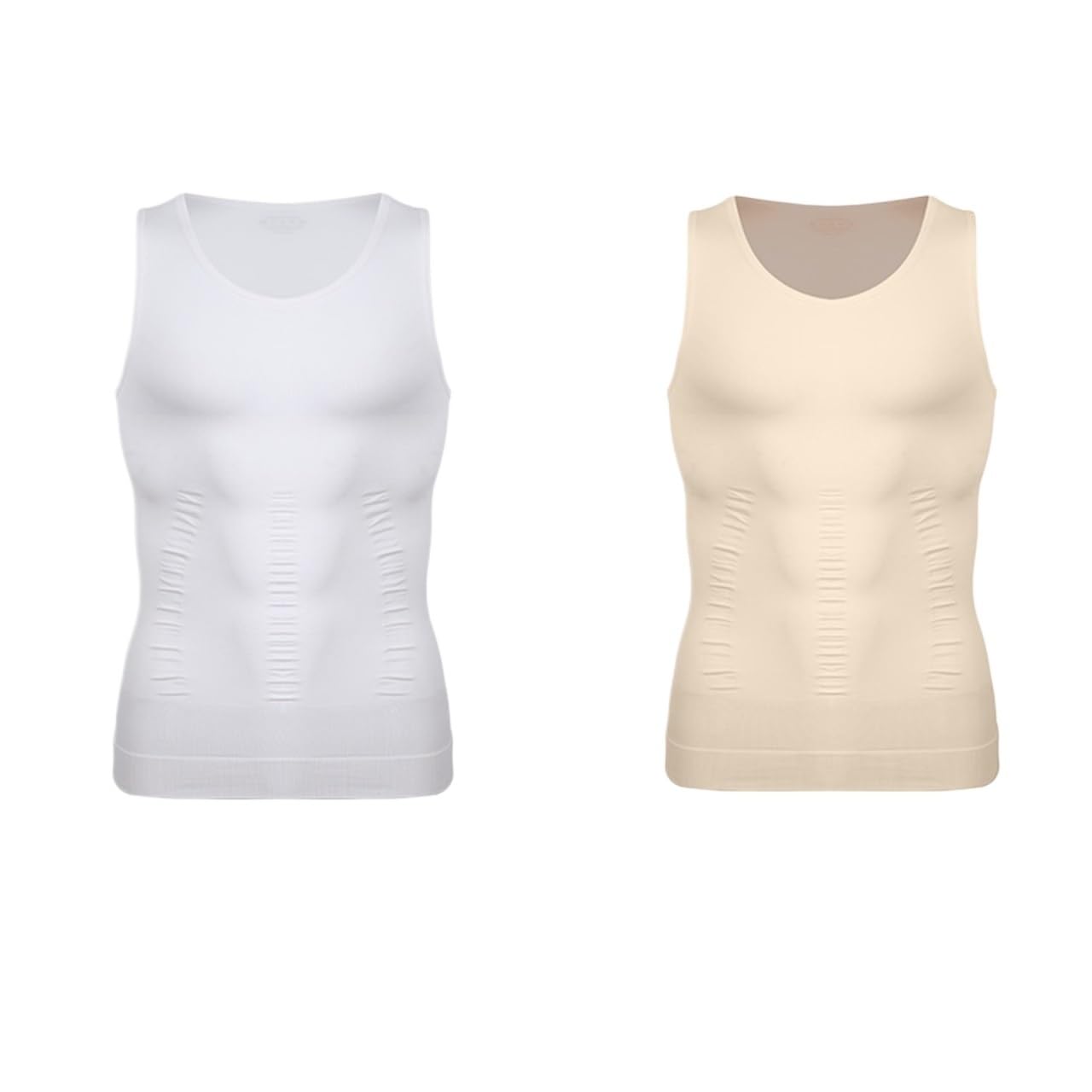 Shaper-Weste für Herren, schlankmachend, Bodyshaper, Shirt, Bauchmuskeln, schlank, Fitnessstudio, Workout, Bauchkontrolle, Kompressions-Tanktop, ärmellos, Shapewear für Herren, Bodyshaper-Weste
